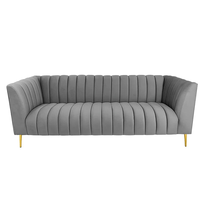 elevenpast couch Grey / Three Seater Dallas Two or Three Seater Stripe Couch - Multiple Colours Zoey3SeaterStripeCouchGrey