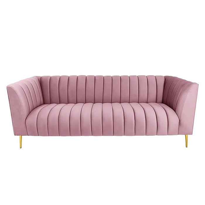elevenpast couch Pink / Three Seater Dallas Two or Three Seater Stripe Couch - Multiple Colours Zoey3SeaterStripeCouchPink