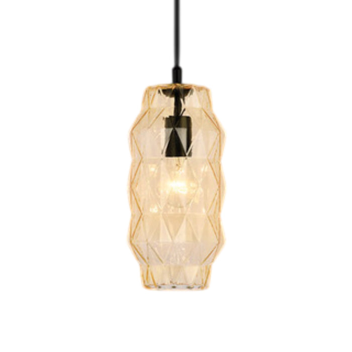 Crystal Cut Glass Pendant – Blue | Clear | Amber | Tea