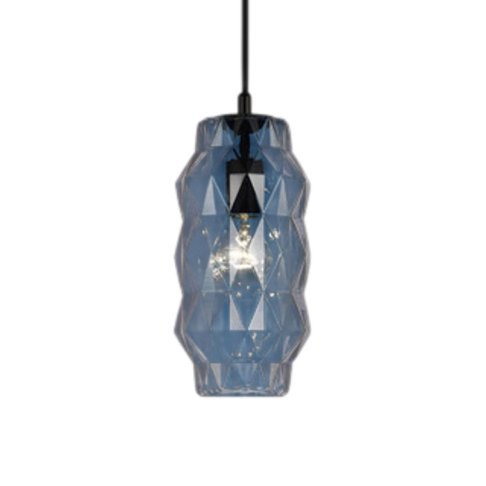 Crystal Cut Glass Pendant – Blue | Clear | Amber | Tea