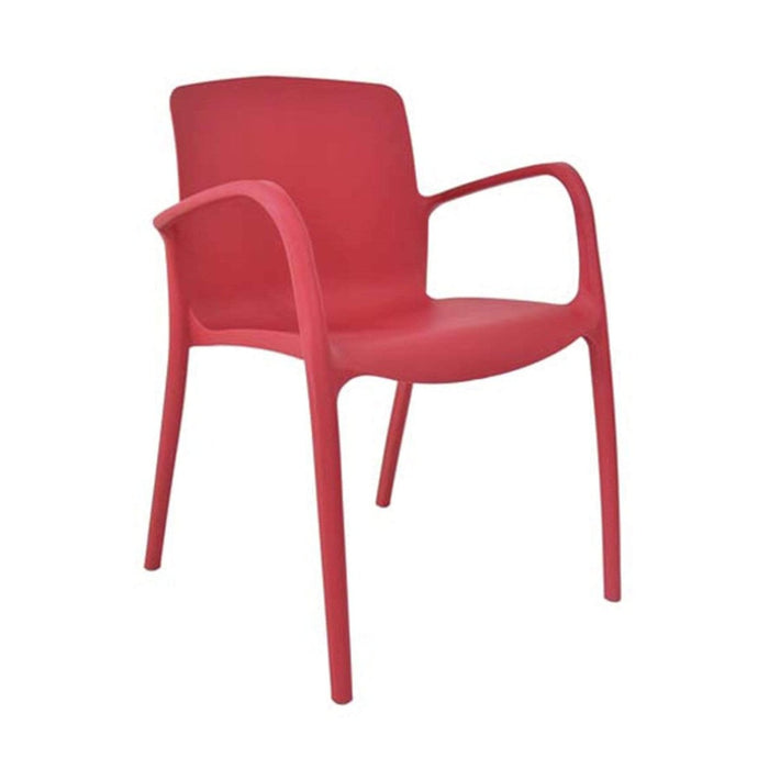 elevenpast Chairs Red Graceful Cafe Chair