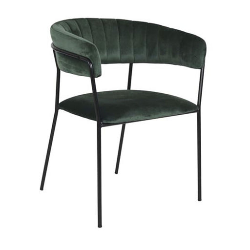 elevenpast Green Barrel Back Chair