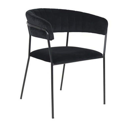 elevenpast Black Barrel Back Chair
