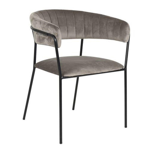 elevenpast Grey Barrel Back Chair