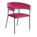 elevenpast Pink Barrel Back Chair