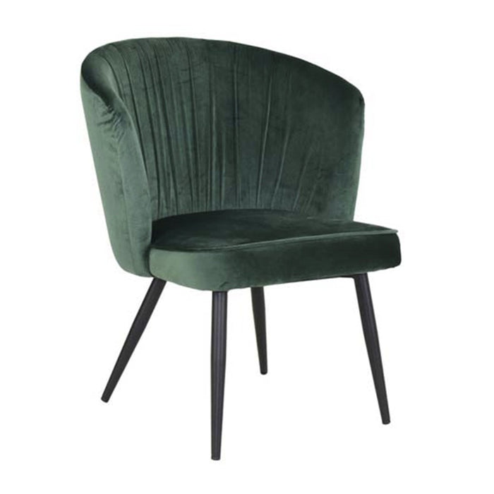 elevenpast Green Luxury Barrel Back Lounge Chair