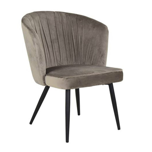 elevenpast Grey Luxury Barrel Back Lounge Chair