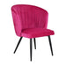 elevenpast Pink Luxury Barrel Back Lounge Chair
