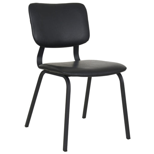 elevenpast Black Silhouette Dining Chair - Metal & PU 1381702