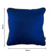 elevenpast Scatter Cushions Velvet Scatter with Piping