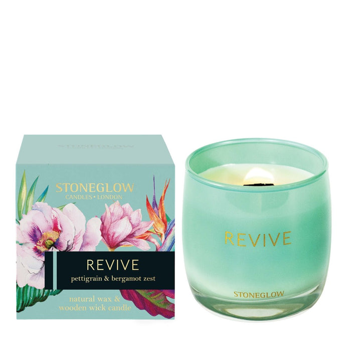 elevenpast candles REVIVE – PETIGRAIN & BERGAMOT ZEST TUMBLER Infusion Stoneglow Candle