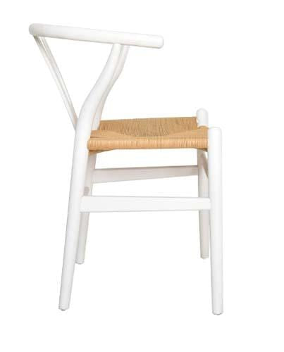 elevenpast Wishbone Wegner Painted Wood Chair