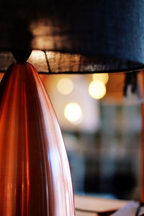 elevenpast table lamp Copper Cone Table Lamp