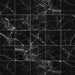 elevenpast 15cm x 15cm Black Marble Wall Tile Stickers - Pack of 20