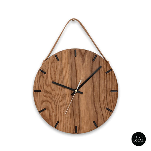 elevenpast Clocks Liam Wall Clock Natural