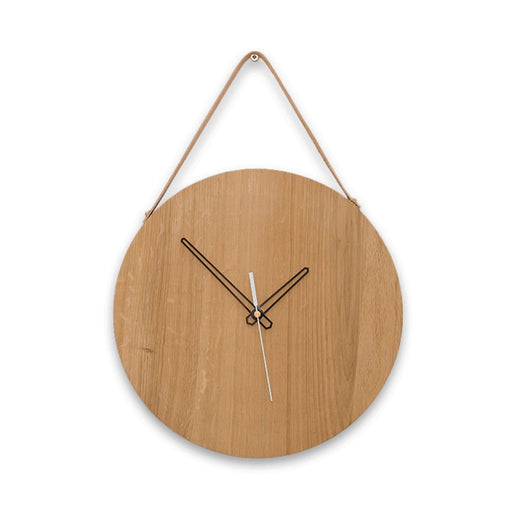 elevenpast Clocks 250 mm / White / Sleek Magna Wall Clock Clear Varnish