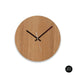 elevenpast Clocks 250 mm / White / Bold Quinn Wall Clock Clear Varnish
