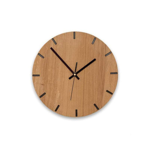 elevenpast Clocks 250 mm / Black / Bold Orm Wall Clock Clear Varnish