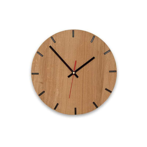 elevenpast Clocks 250 mm / Red / Bold Orm Wall Clock Clear Varnish