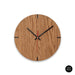 elevenpast Clocks Copy of Quinn Wall Clock Clear Varnish