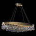 elevenpast Chandelier Imperial Round Crystal and Gold LED Chandelier Light
