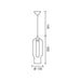 Spazio Alba Pendant Light - Glass