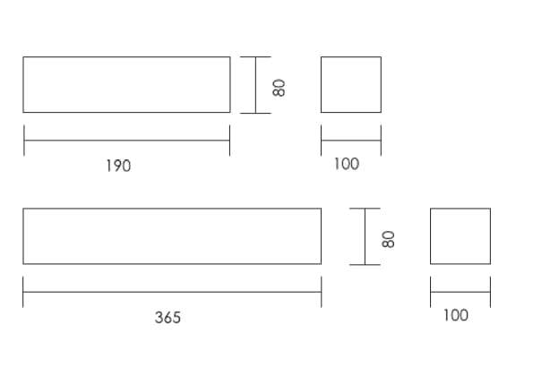 Spazio Cosi Dimmable Wall Light - Aluminium