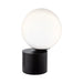 elevenpast table lamp Black Orb Table Lamp with Opal Glass | Gold, Black or Silver 45 DEGREE TABLE LAMP-2