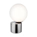 elevenpast table lamp Silver Orb Table Lamp with Opal Glass | Gold, Black or Silver 45 DEGREE TABLE LAMP-3