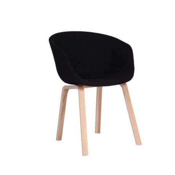 elevenpast Black Upholstered Replica Hay Chair