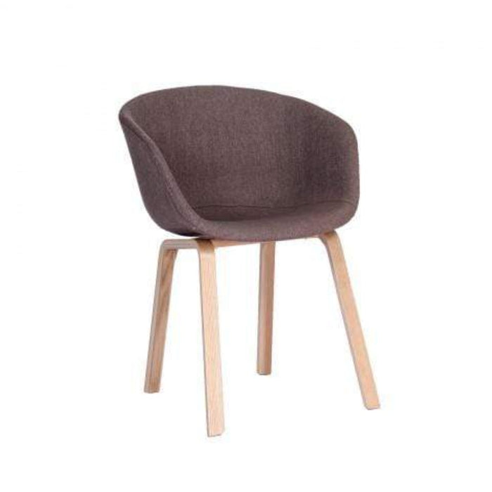 elevenpast Light Brown Upholstered Replica Hay Chair