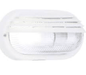 elevenpast Outdoor Light White Riddick Outdoor Bulkhead Light with Clear Glass BH026 WHITE 6007226050585
