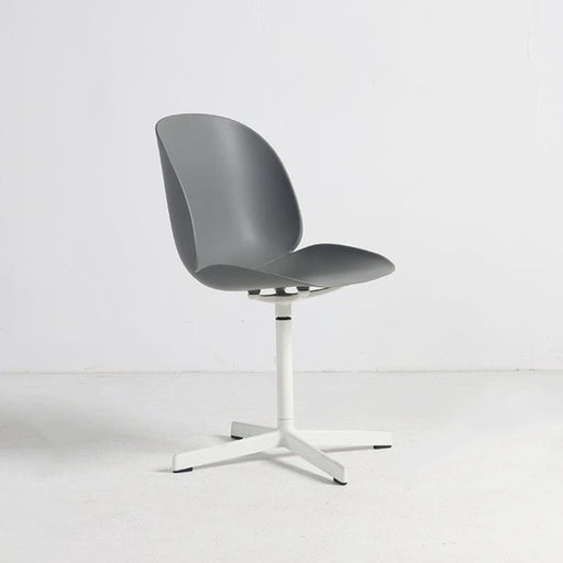 elevenpast Grey Compton Office Chair - White Base PP ComtonOfficePP CAAT5391PSGRY