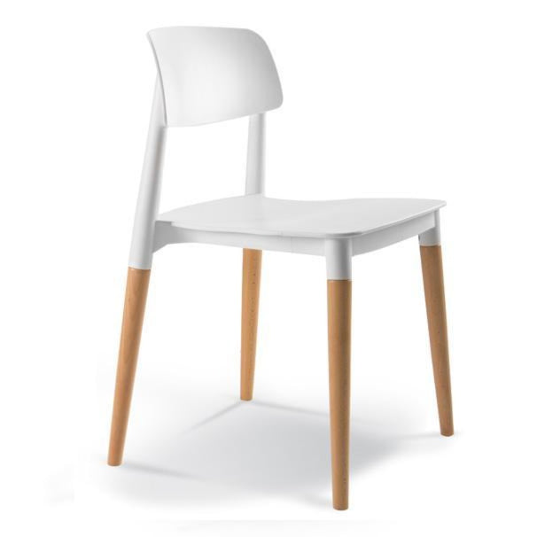 elevenpast White Dickson Cafe Chair