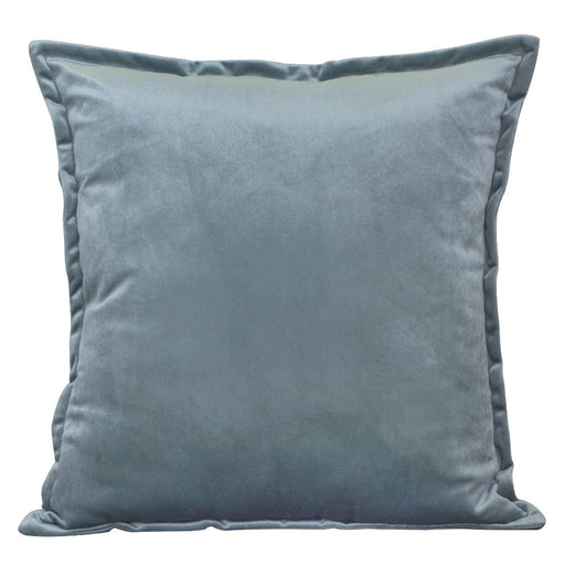elevenpast Scatter Cushions Aqua Velvet Oxford Scatter Cover