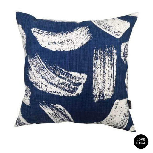 elevenpast Scatter Cushions Indigo Brushstrokes Cushion Cover