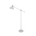 elevenpast White Nickel Luca Floor Lamp