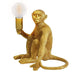elevenpast lighting Gold Resin Monkey Lamp