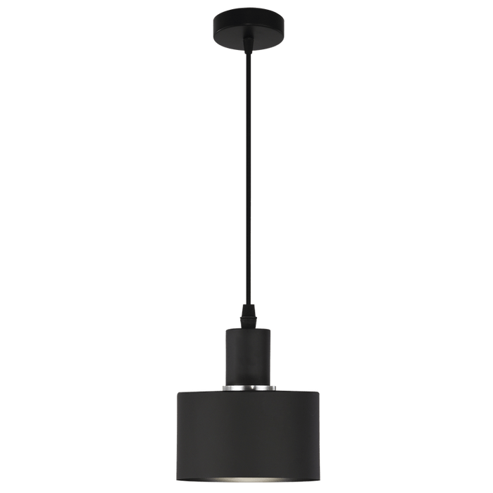 elevenpast Pendant Black Wyatt Single Light Pendant