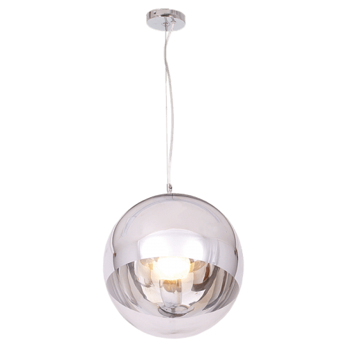 elevenpast Chandeliers Small Polished Chrome and Glass Pendant