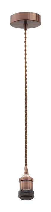 elevenpast Pendant Bronze Lamp Holder