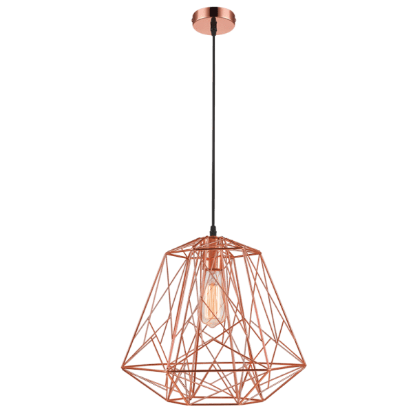 elevenpast lighting Geometric Pendant Copper