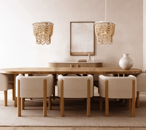 elevenpast Pendant Perlina Metal and Wood Bead Pendant PEN822 BEAD 6007226080872