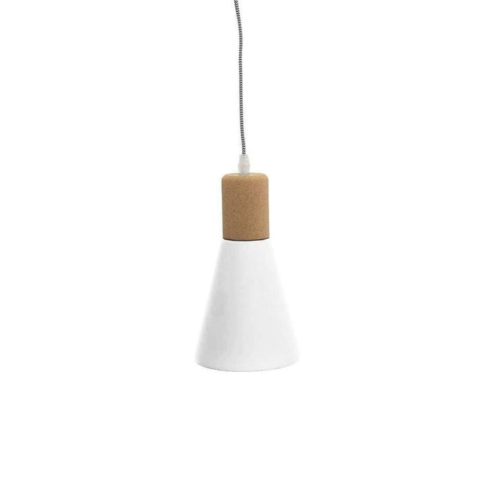 elevenpast Pendant V Cork Pendant Matt White