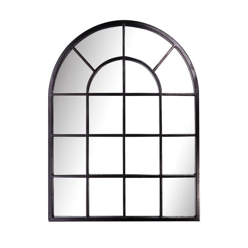 elevenpast Mirrors Black Arch Window Mirror PMM-ARCH-BLACK 633710853330