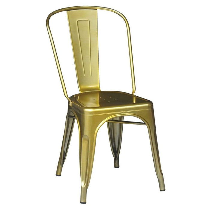 elevenpast Gold Metalic Tolix Chair
