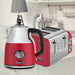 Swan Toaster Swan Retro 4 Slice Stainless Steel Red Toaster SRT6R 6005587013157
