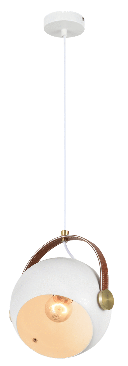 elevenpast White Harry Ball Pendant