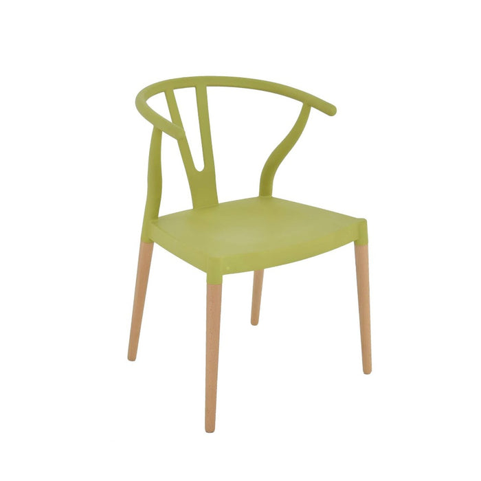 elevenpast Yellow Wegner Wishbone Replica Cafe Chair