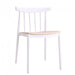 elevenpast White Tokyo Wood Seat Cafe Chair